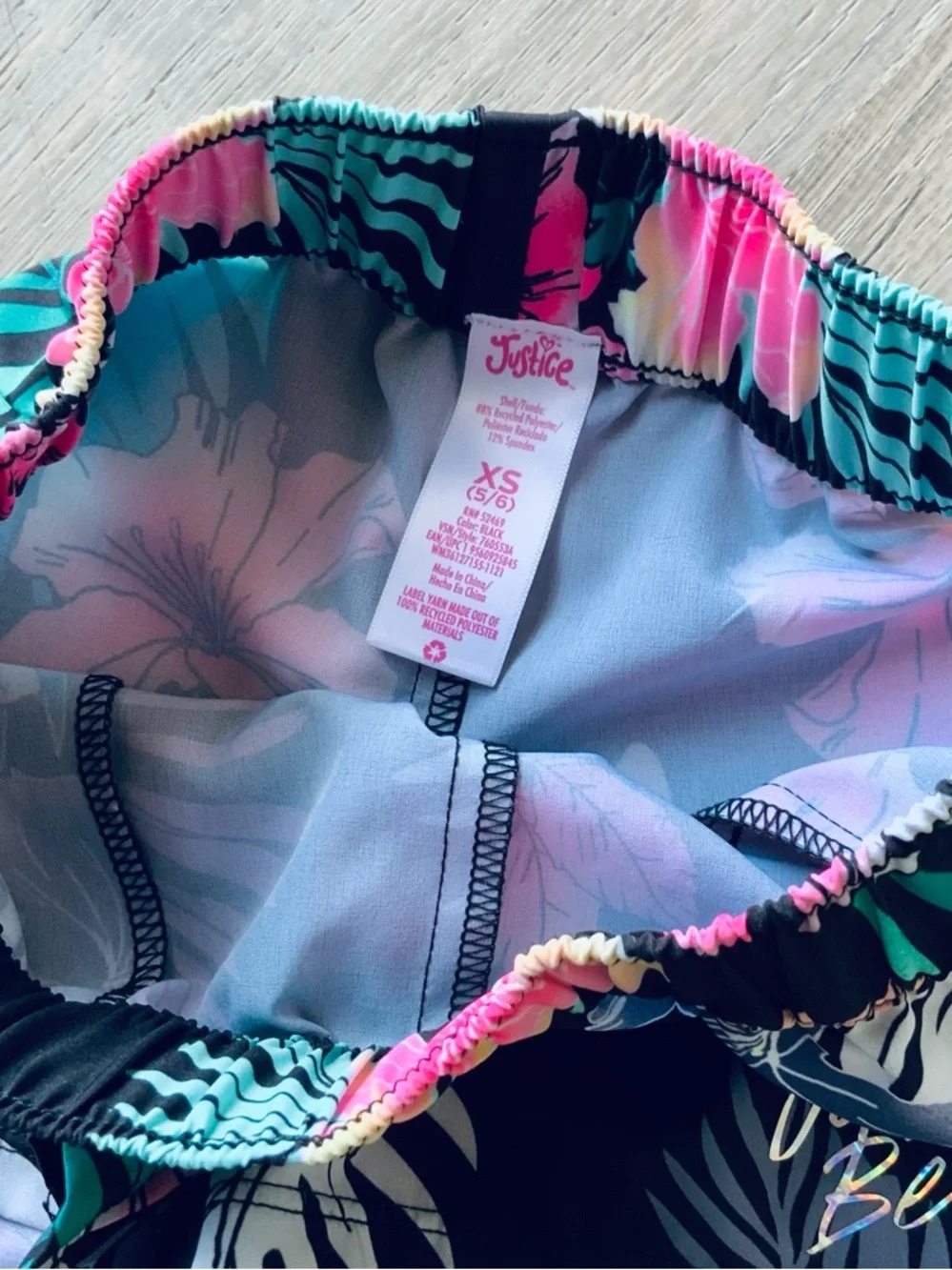 🇺🇸3/$20🇺🇸 Justice Tropical Active Shorts Girls XS 5/6